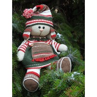 Funny Bunny XXL  kledingset Christmas classic girl